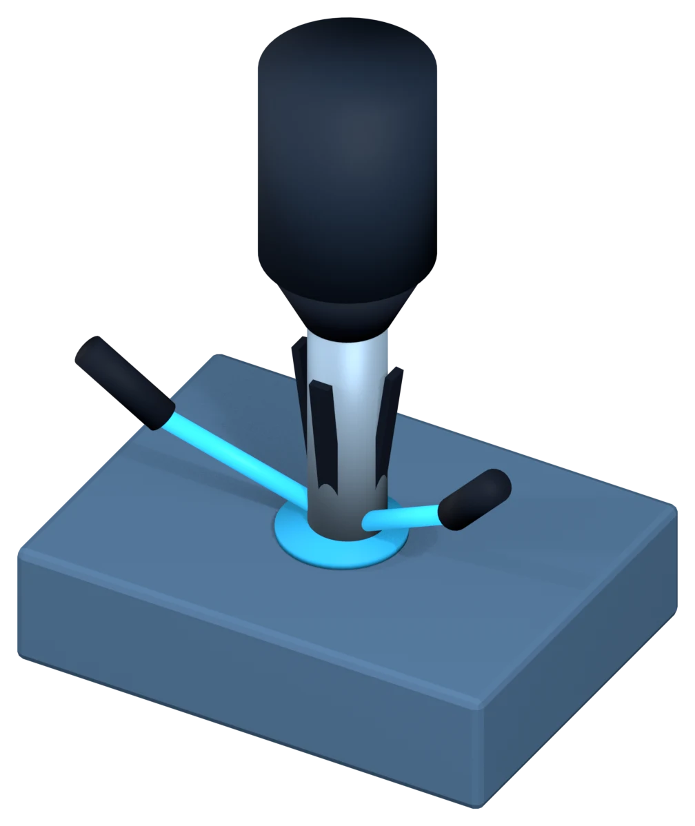 Milling cutter with coolant supply
